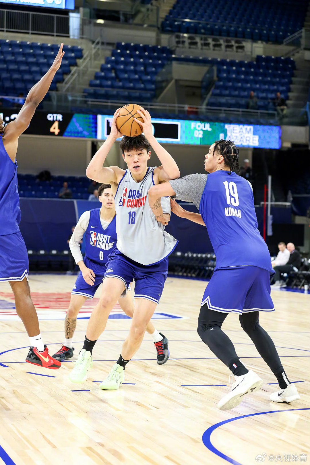 杨瀚森对比NBA和CBA身体对抗：这边比较文明的简单介绍